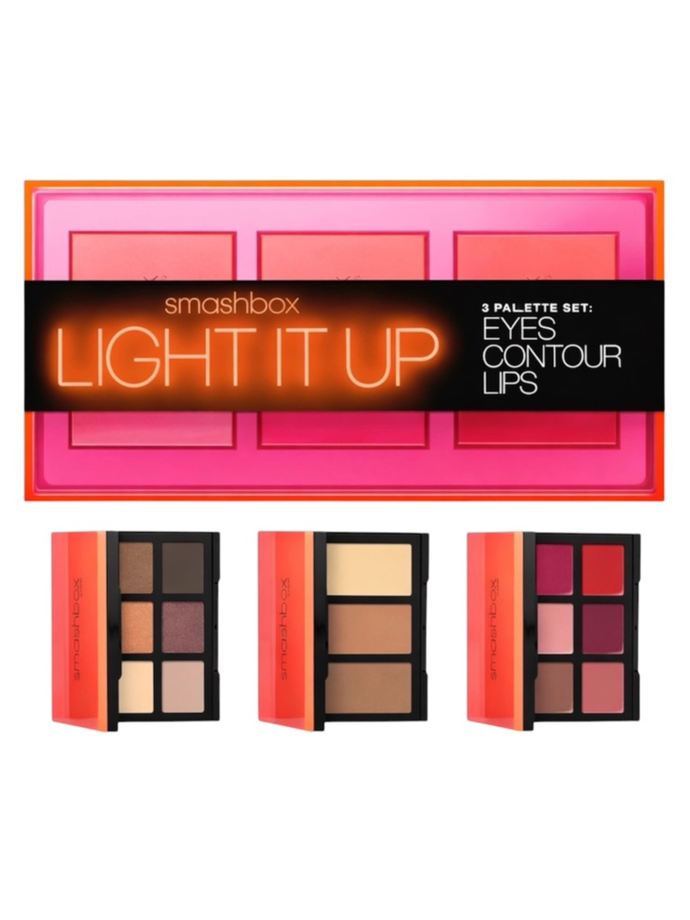 SMASHBOX LIGHT IT UP 3 PIECE SET - BRAND NEW IN BOX